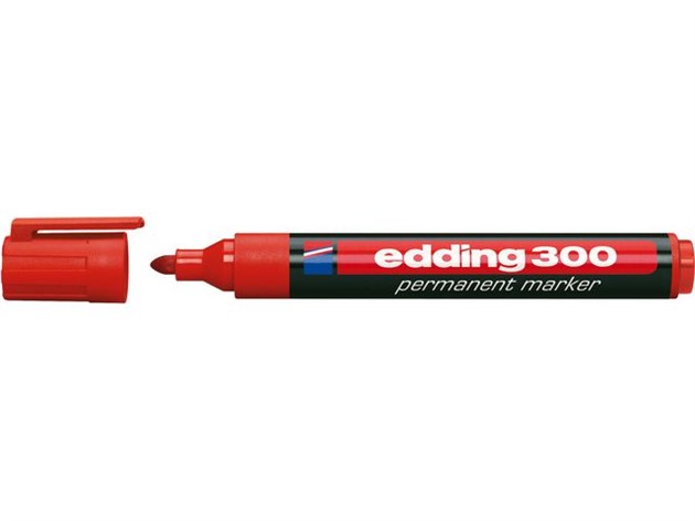 Märkpenna Edding 300 röd
